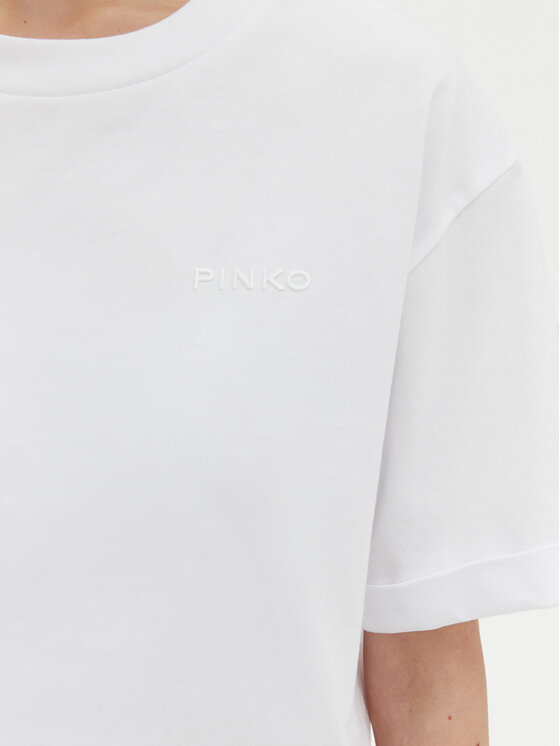 PINKO PINKO T-shirt 104882 A2HN Bijela Regular Fit