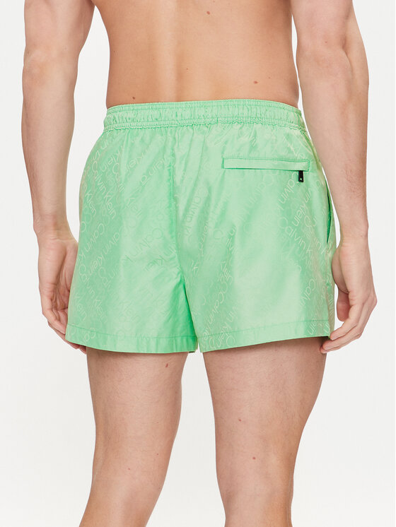 Calvin Klein Swimwear Calvin Klein Swimwear Peldšorti KM0KM01000 Zaļš Regular Fit