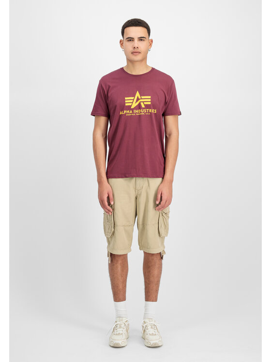 Alpha Industries Alpha Industries Szorty Jet Short Beżowy Regular Fit