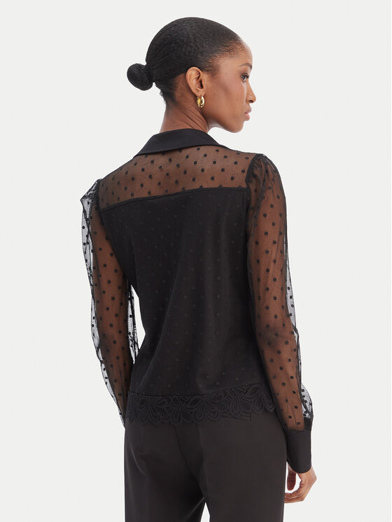 Morgan Morgan Cămașă 261-TMUSIC Negru Regular Fit