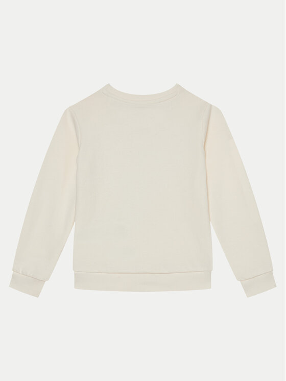 Guess Guess Mikina K4YQ10 KA6R4 Écru Regular Fit