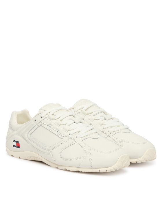 Tommy Jeans Tommy Jeans Sneakersy Archive '97 Lite Leather EN0EN02942 Bílá
