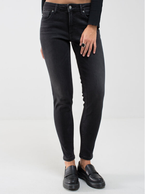 BIG STAR BIG STAR Jeansy MAGGIE_992_190 Czarny Tapered Fit