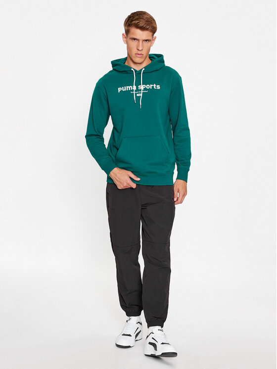 Puma Felpa Puma Team 621322 Verde Regular Fit