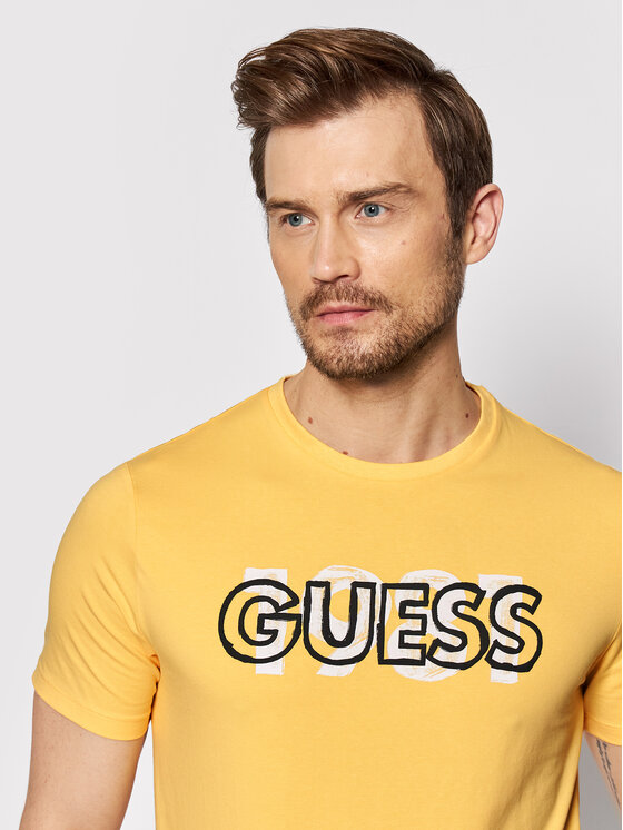 T-shirt M2GI09 J1311 Giallo Slim Fit