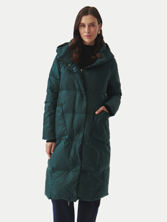 Tatuum Tatuum Пухено яке Morena T2421.005B Зелен Relaxed Fit
