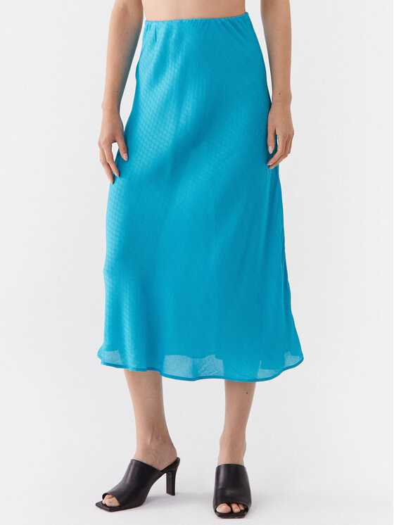 Herskind Fustă midi Tween 4848953 Albastru celest Regular Fit