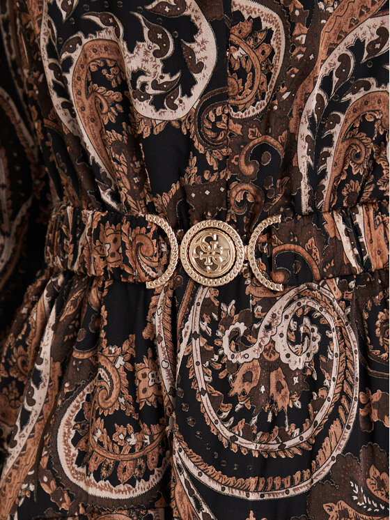 Guess Guess Повсякденна сукня W5BK53 W2770 Коричневий Regular Fit