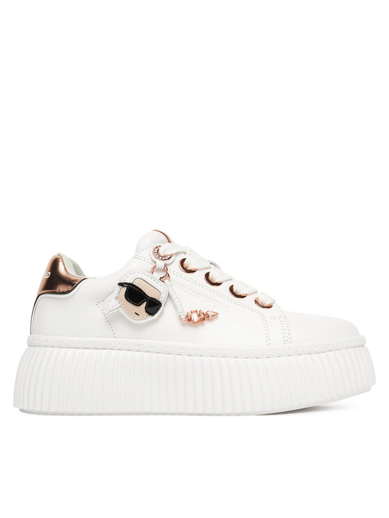 KARL LAGERFELD KARL LAGERFELD Sneakersy KL42376T Biały
