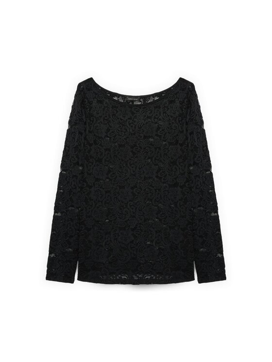 Fiorella Rubino Fiorella Rubino T-shirt G01EL009519N033 Nero Regular Fit