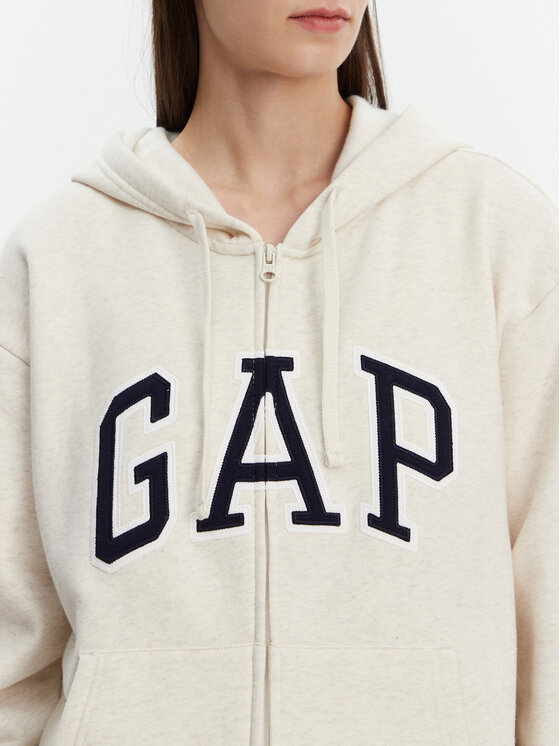 Gap Gap Sweatshirt 831200-03 Beige Relaxed Fit