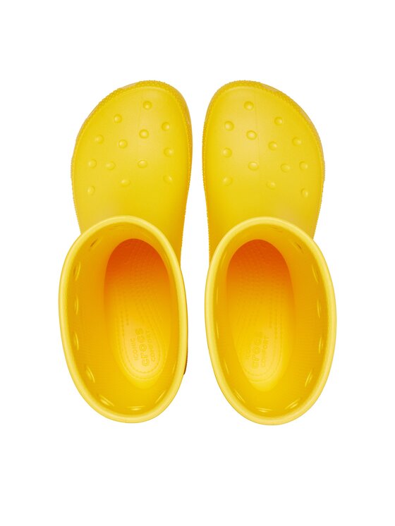 Crocs Crocs Γαλότσες Classic Rain Boot 208363 Κίτρινο