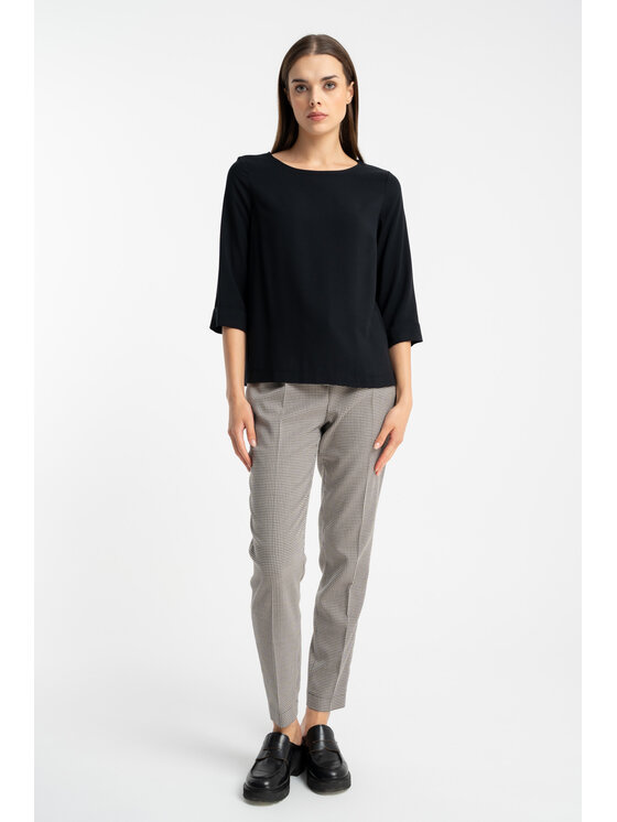 CLICK CLICK Μπλουζάκι 10-6938 Μαύρο Straight Fit