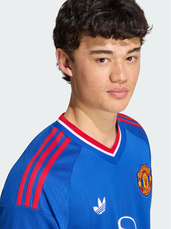 adidas adidas Koszulka techniczna 171322 Niebieski jasny Slim Fit