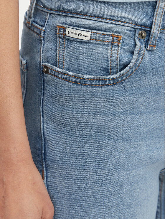 Guess Jeans Guess Jeans Traperice W5YA92 D7043 Plava Slim Fit