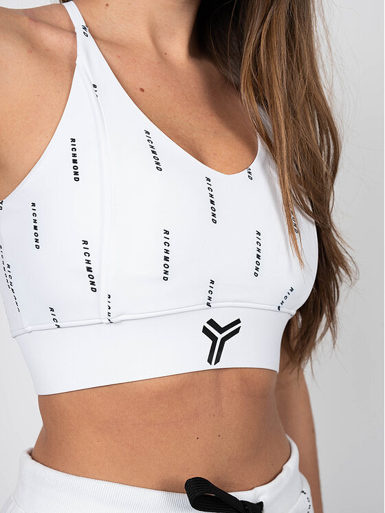 John Richmond John Richmond Top senza spalline UWA22005TO | Fitness Bianco Slim Fit