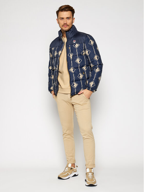 Giubbotto piumino Avventura Aop 687882 Blu scuro