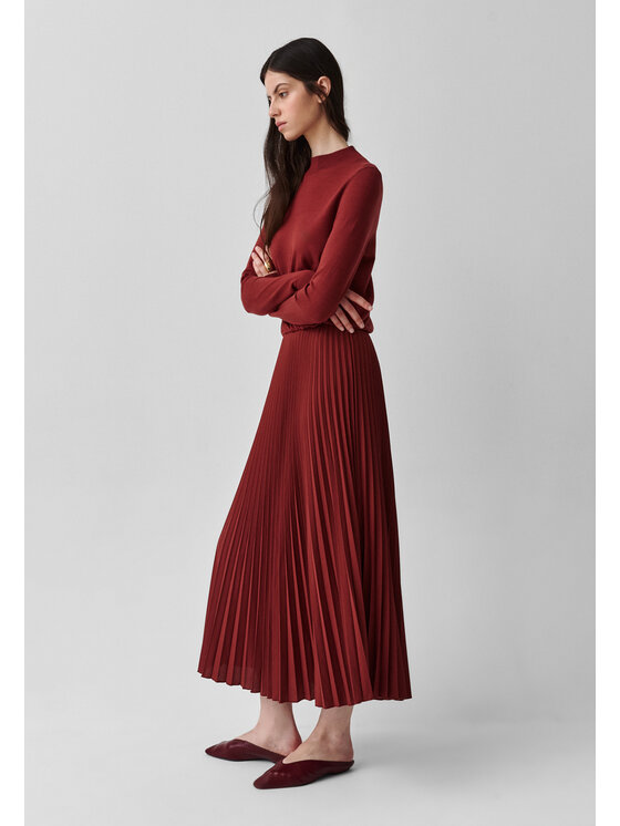 TATUUM TATUUM Sukienka codzienna ARELIO Czerwony Flare Fit
