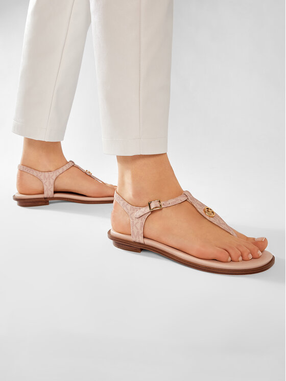 MICHAEL Michael Kors Sandały Mallory Thong 40S1MAFA1B Różowy | Modivo.pl