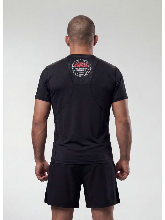 PITBULL PITBULL Koszulka techniczna ADCC Czarny Regular Fit