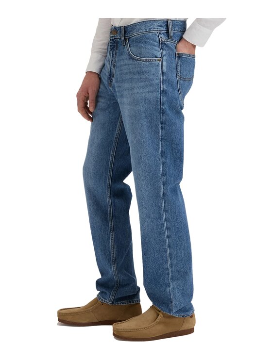 Lee Lee Jeansy 112377681 Niebieski Relaxed Fit