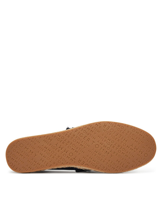 Tommy Hilfiger Tommy Hilfiger Espadrilles Fringe Canvas Closed Espadrille FW0FW08881 Dunkelblau