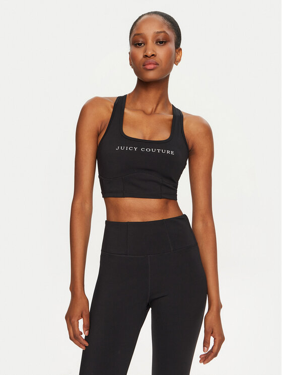 Juicy Couture Juicy Couture Sportski grudnjak Vesper JCSNS224405 Crna