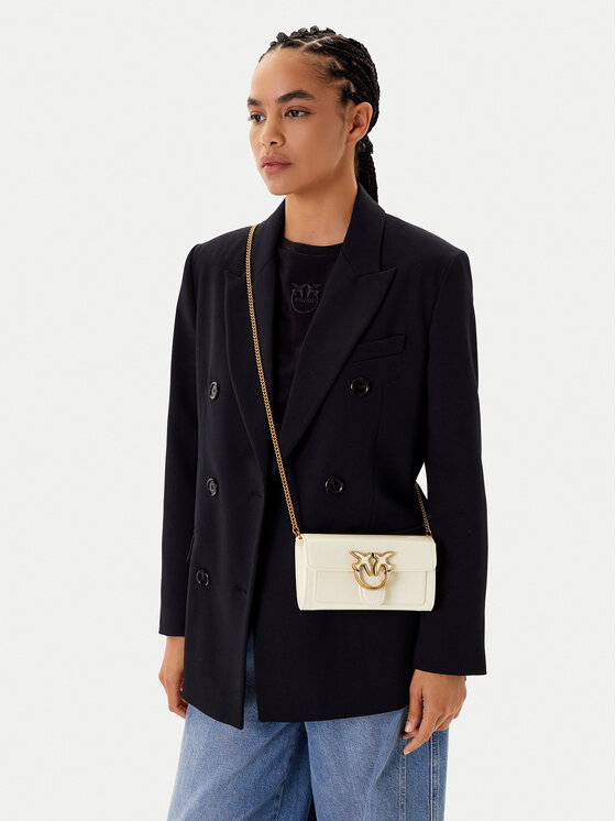 PINKO PINKO Torbica Love One Wallet C PE25 PLTT 100062 A1UV Bijela
