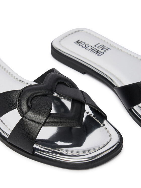 LOVE MOSCHINO LOVE MOSCHINO Şlapi JA28092G0OIAX000 Negru