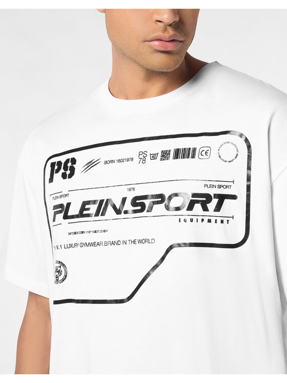 Plein Sport Plein Sport T-shirt 24053 Bianco Regular Fit
