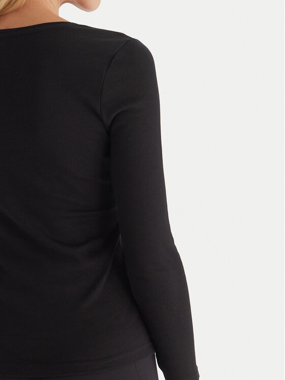 Ysabel Mora Ysabel Mora Lenjerie de corp termoactivă partea de sus 70022 Negru Slim Fit