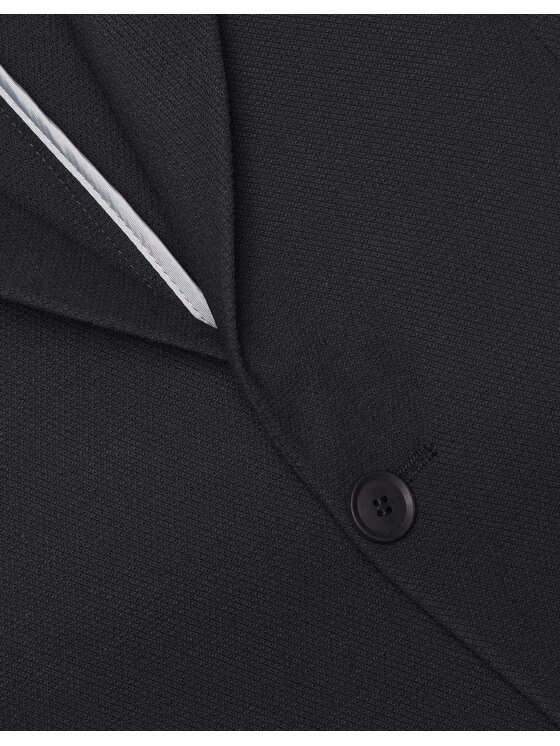 Borgio Borgio Marynarka collalto Czarny Slim Fit