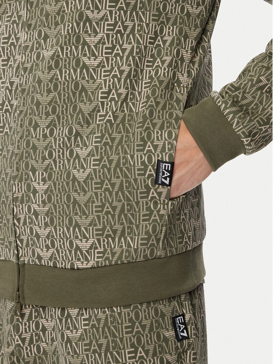 EA7 Emporio Armani EA7 Emporio Armani Felpa 7M002206 AF12660 F7011 Verde Regular Fit