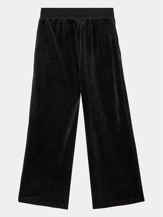 Guess Guess Spodnie dresowe J4RQ16 KBXI2 Czarny Wide Leg