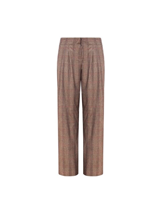 MANDRAGORA MANDRAGORA Pantaloni da donna Gante Marrone Standard Fit