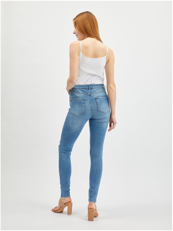 Orsay Orsay Jeansy 311873547000__38 Niebieski Skinny Fit