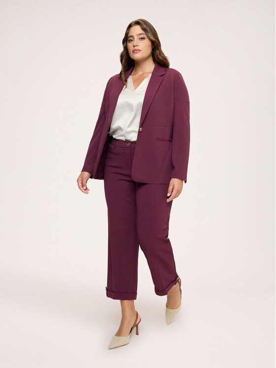 Fiorella Rubino Fiorella Rubino Giacca da abito Q047T000297N036 Bordeaux Regular Fit