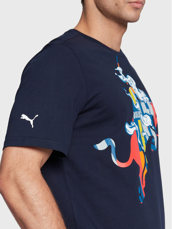 Puma Puma T-shirt Rbr Dynamic Bull Logo 534996 Tamnoplava Regular Fit