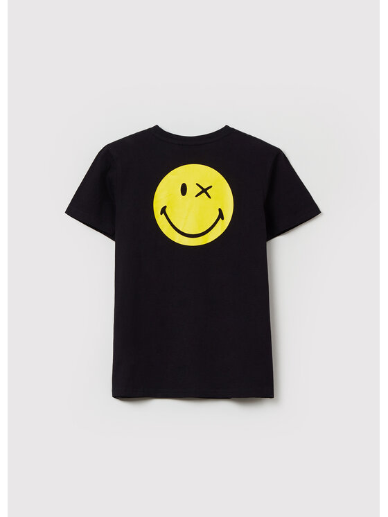 T-shirt SMILEYWORLD 1439280 Nero Regular Fit