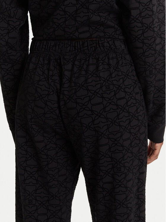HUGO HUGO Spodnie dresowe 50545211 Czarny Regular Fit