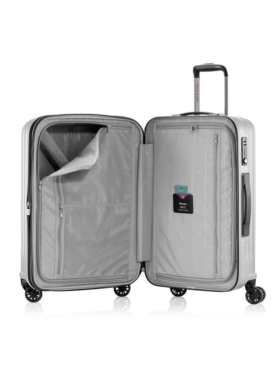 Pack Easy Pack Easy Walizka średnia 324384 Srebrny