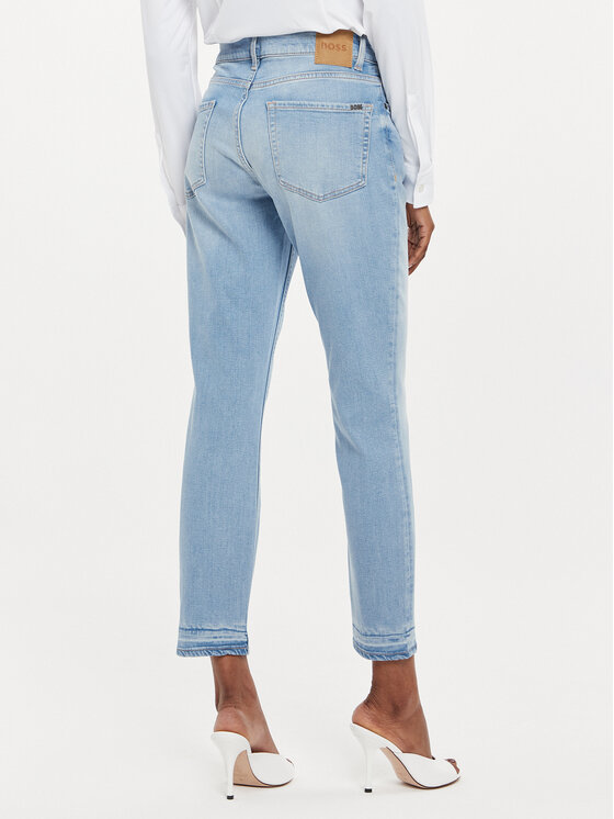 BOSS Boss Jeans hlače Jackie 50509294 Modra Slim Fit