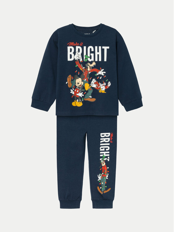 NAME IT NAME IT Pijama Mickey 13234179 Bleumarin Regular Fit
