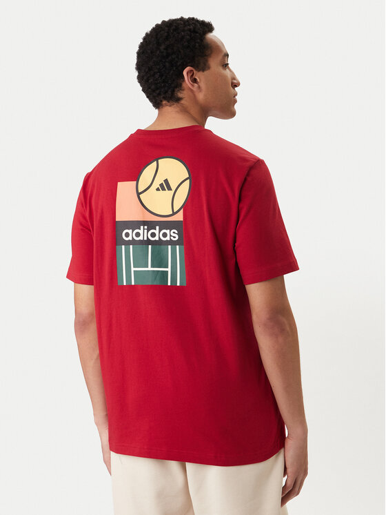 adidas adidas T-shirt Memories Of Sport Poster Graphic KB2508 Rosso Regular Fit