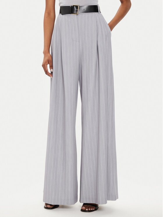Imperial Pantaloni din material P3U0HBS Gri Relaxed Fit