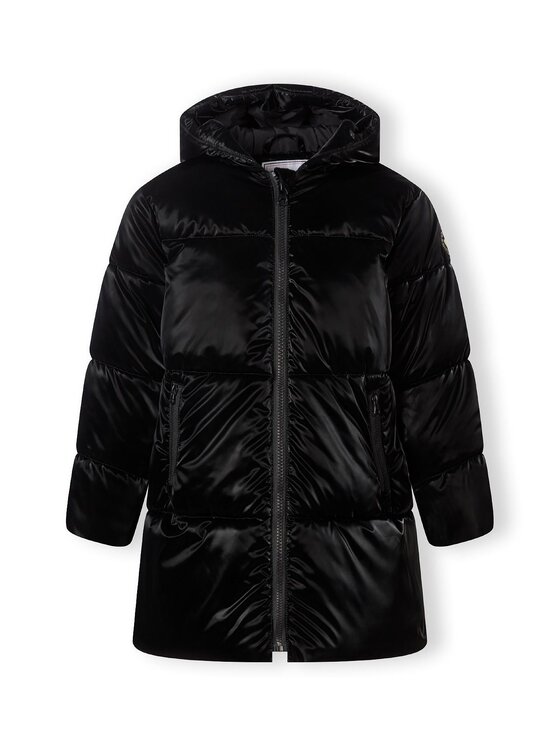 minoti minoti Kurtka zimowa 32COAT195 Czarny Longline Fit