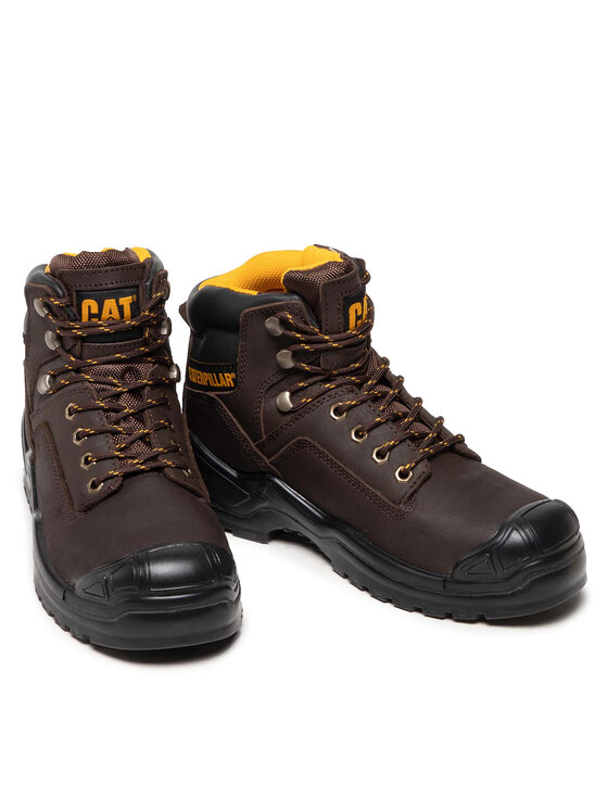 CATerpillar CATerpillar Schnürstiefeletten Striver Bump St S3 P725098 Braun