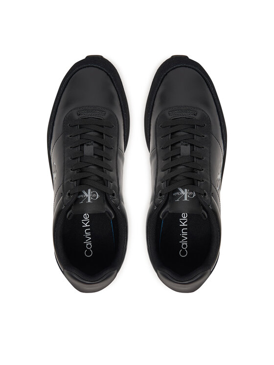 Calvin Klein Calvin Klein Αθλητικά Retro Runner Ess Lth-Sue HW0HW03248 Μαύρο