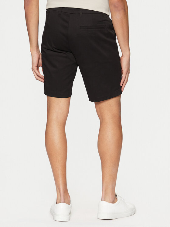 Calvin Klein Calvin Klein Pantalon scurți din material K10K114071 Negru Slim Fit