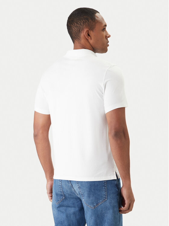 Calvin Klein Calvin Klein Tricou polo LV04LF200G Alb Slim Fit